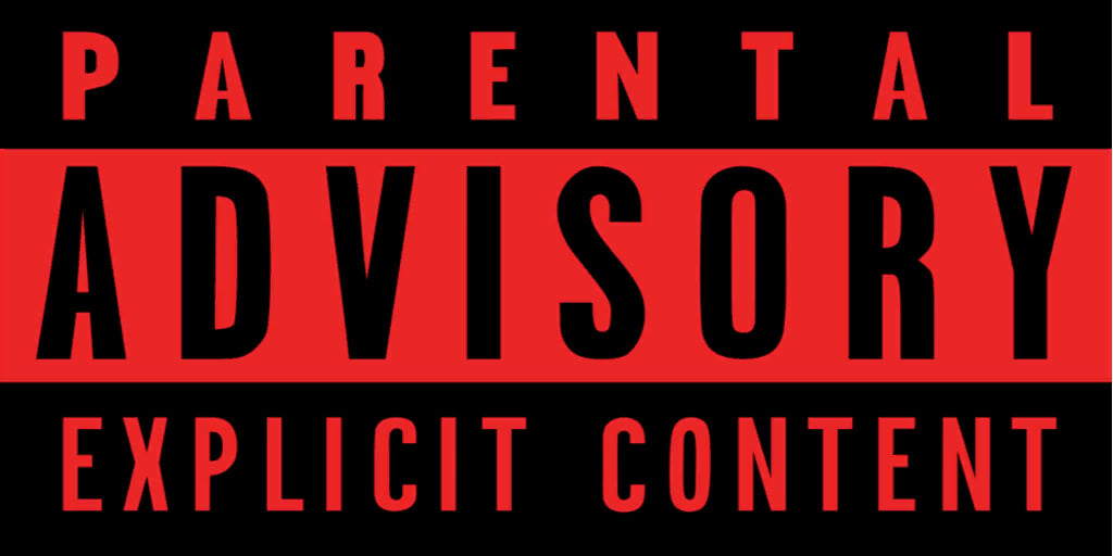 parental advisory sign