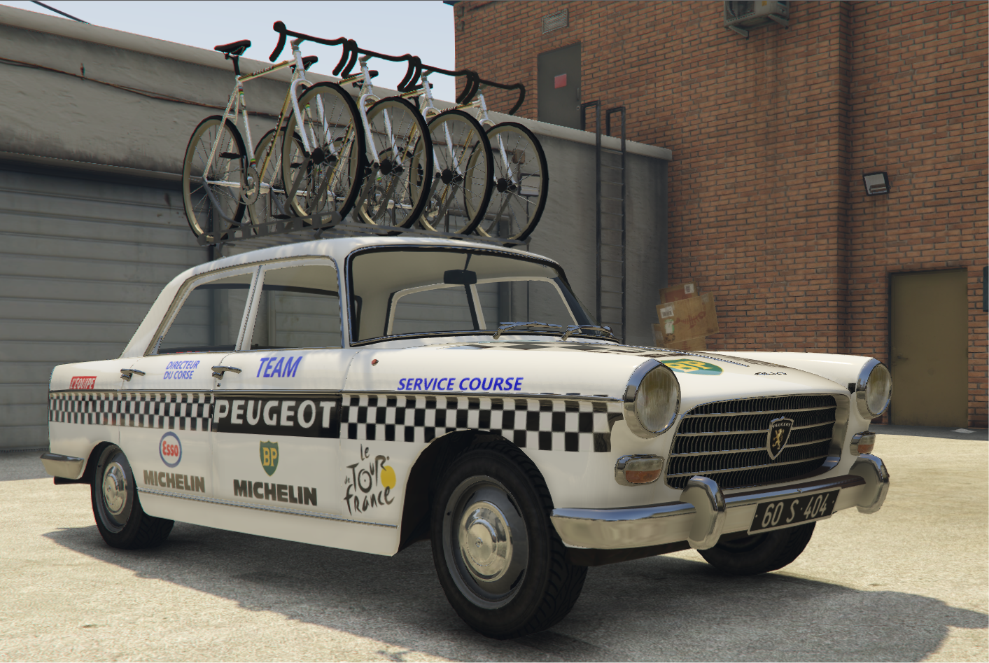 Peugeot 404 + Taxi [Add-On / Replace, Tuning, Template
