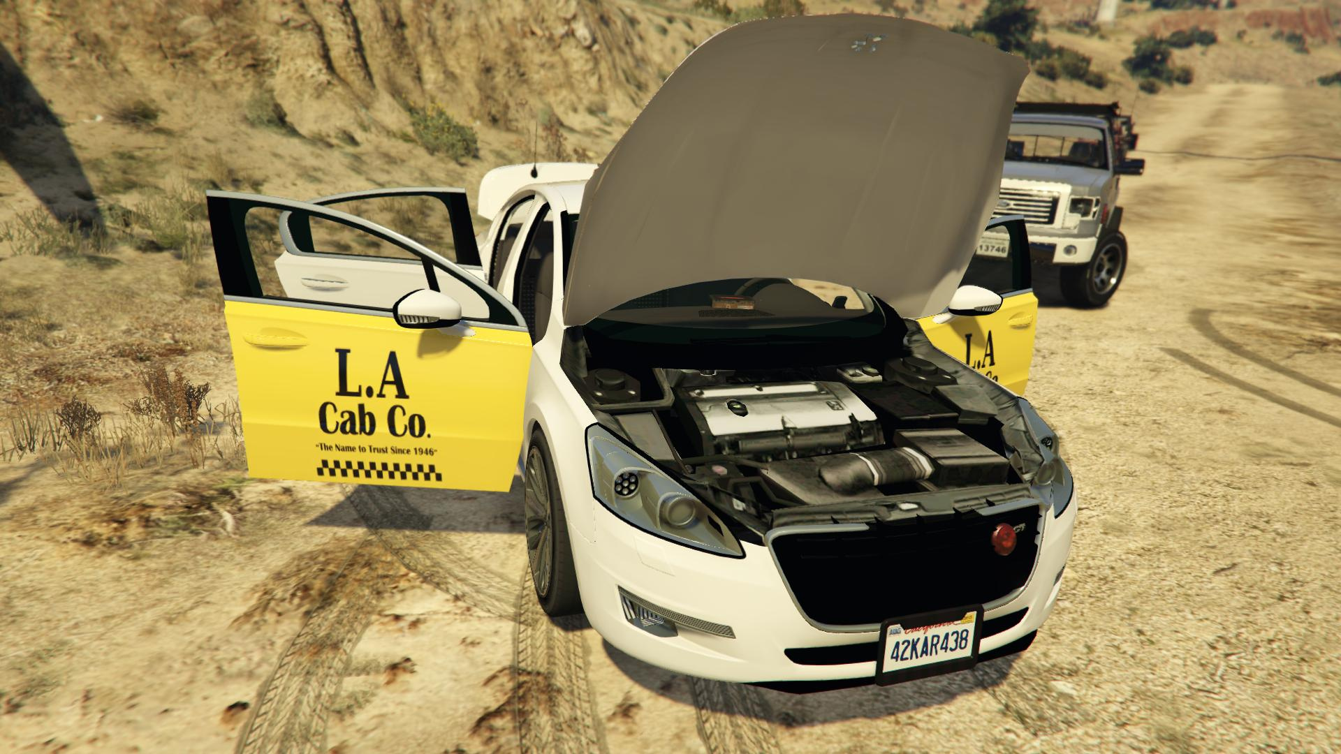 La taxi gta 5 фото 49