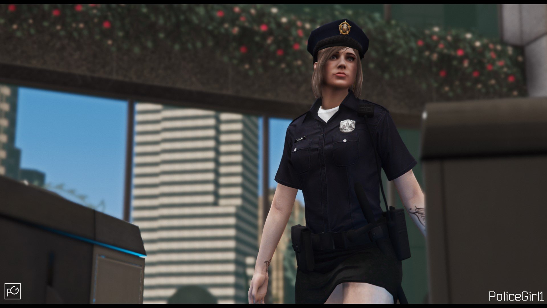 Police Girl [skin Control] Gta5