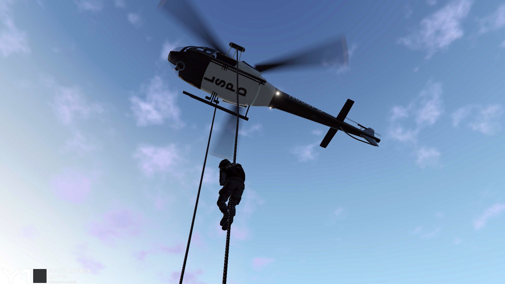 Gta 5 вертолет с прожектором фото 3