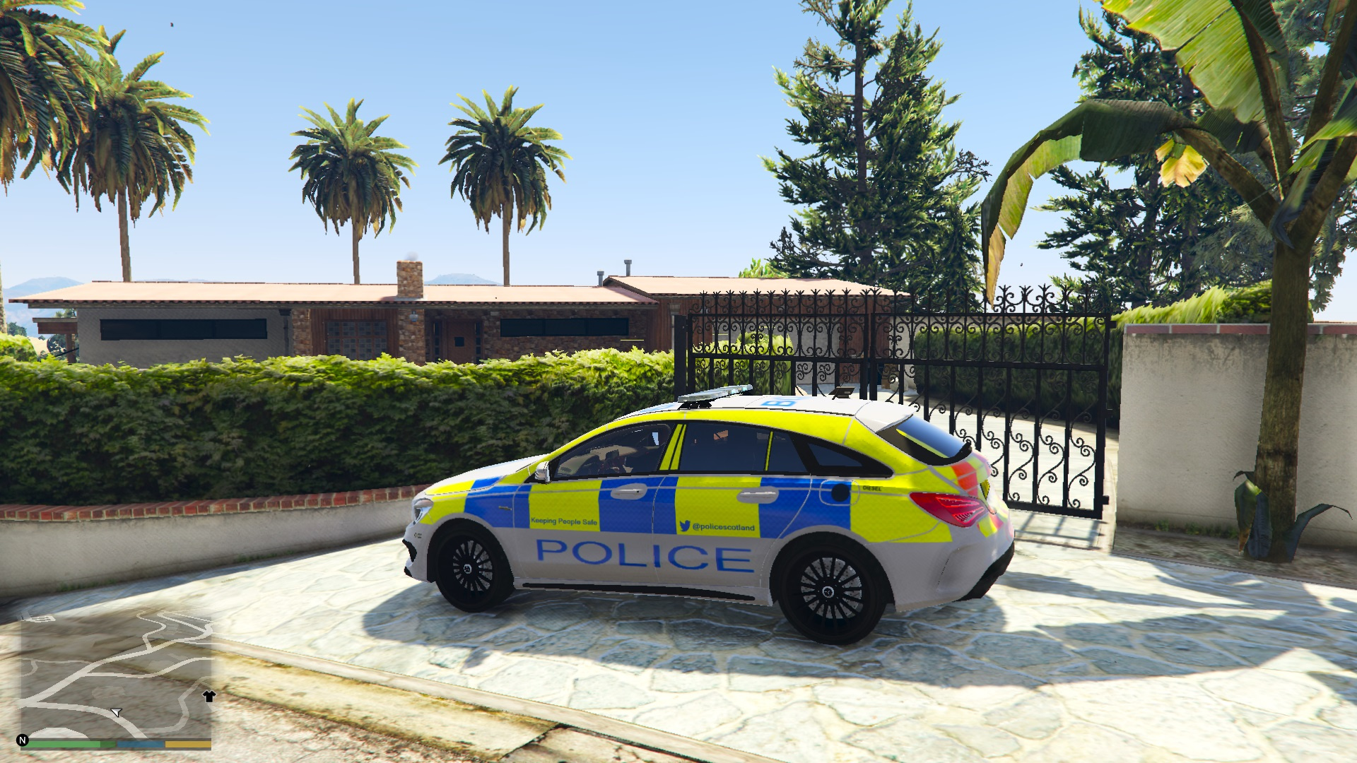 Police Scotland Mercedes-Benz CLA 45 AMG - GTA5-Mods.com