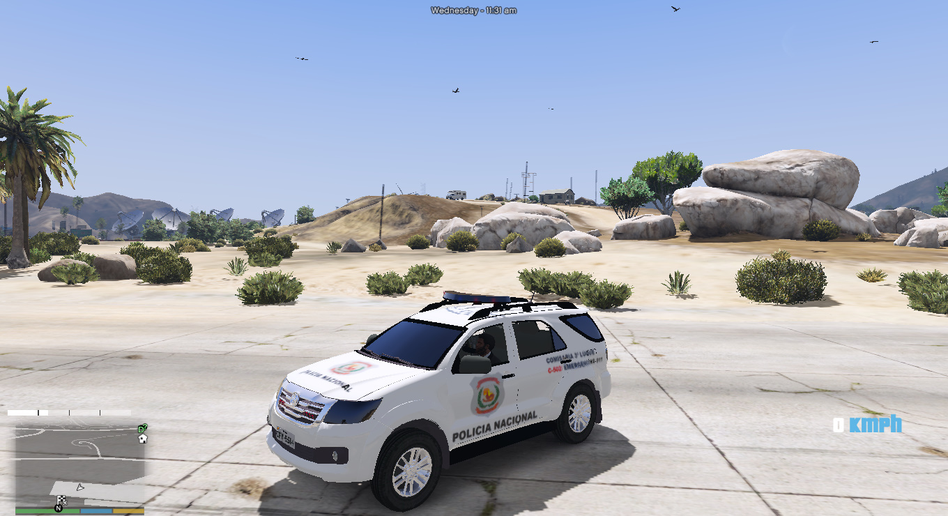 Toyota Fortuner 2014 brazilian police [replace] para GTA 5