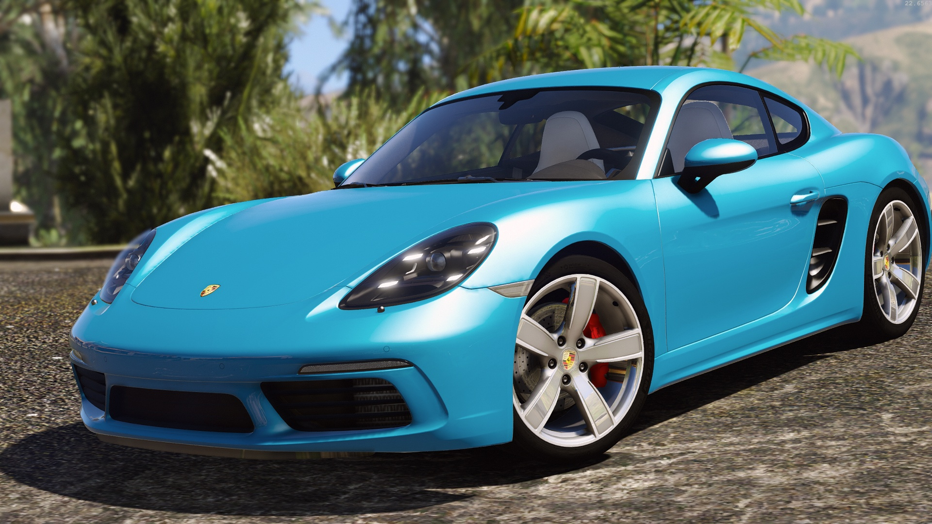 Porsche 718 cayman s для gta 5 фото 10