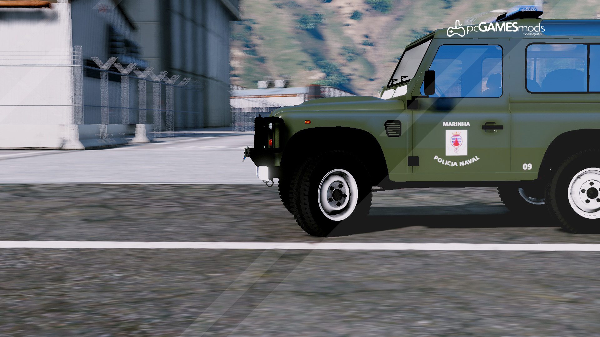 Land Rover Defender 90 Policia Naval for GTA 5