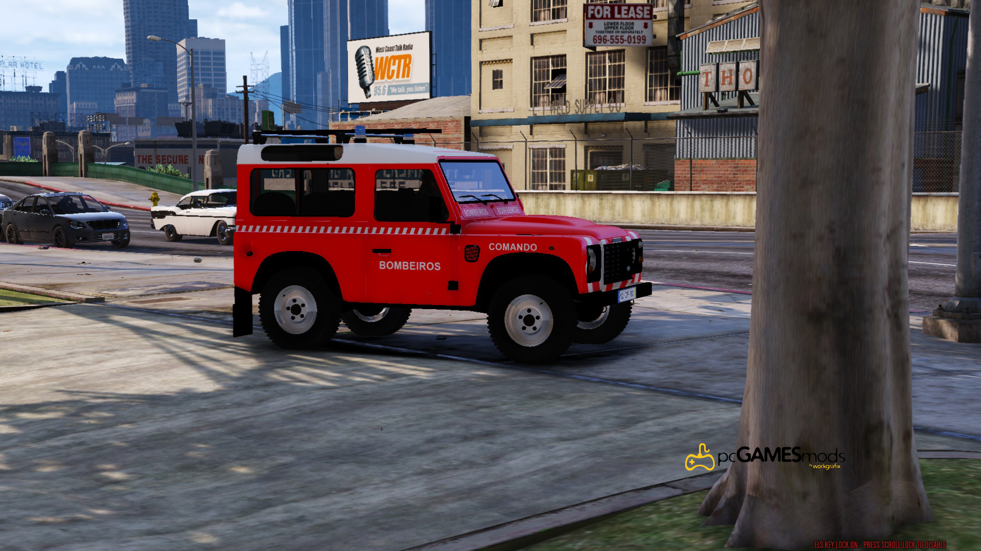 GTA IV - Portuguese Fire Dept responding to a warehouse fire / Bombeiros  Portugueses 