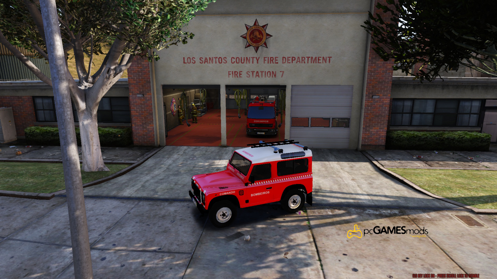 GTA IV - Portuguese Fire Dept responding to a warehouse fire / Bombeiros  Portugueses 