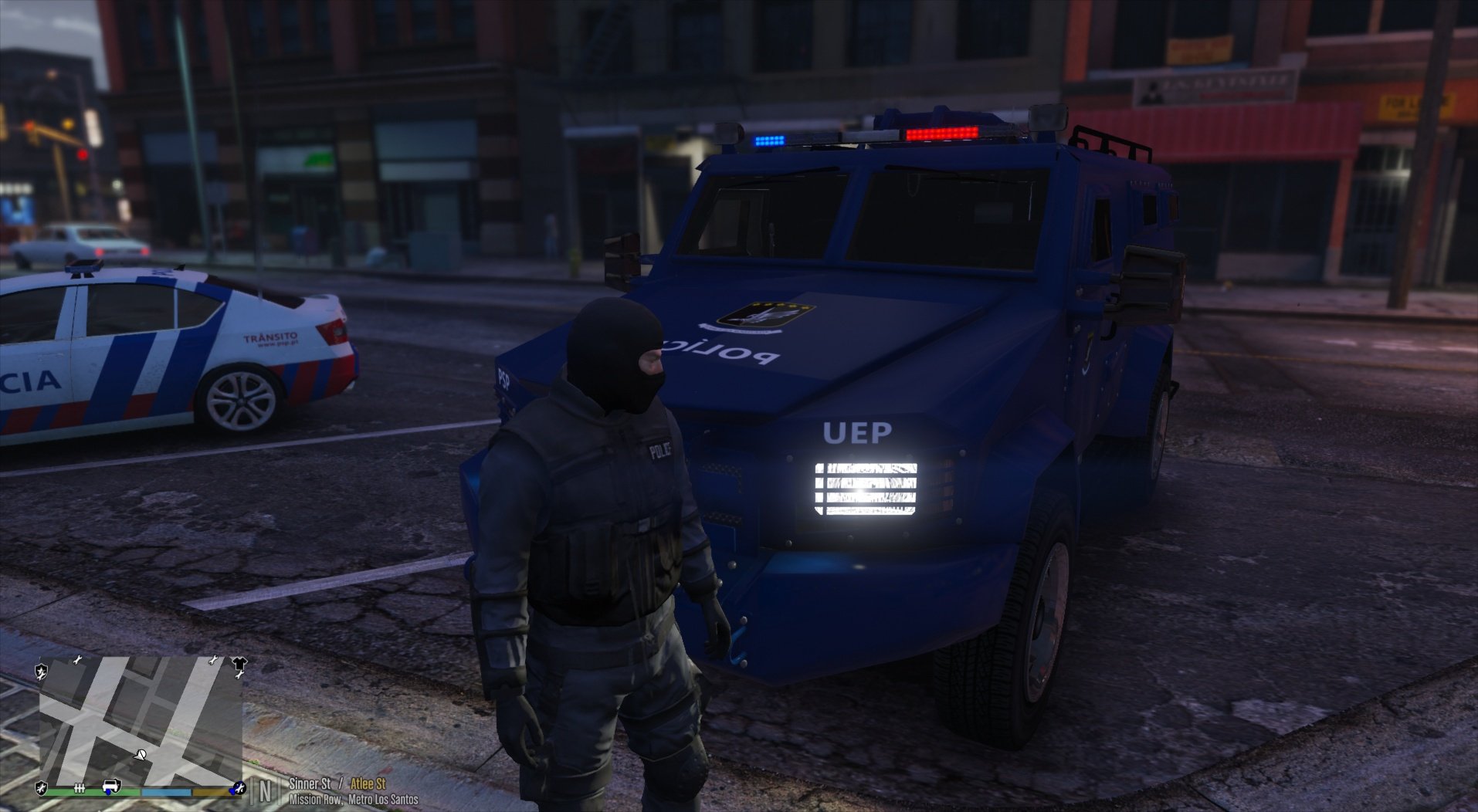 Portuguese Public Security Police - Armoured car Riot [Paintjob ...