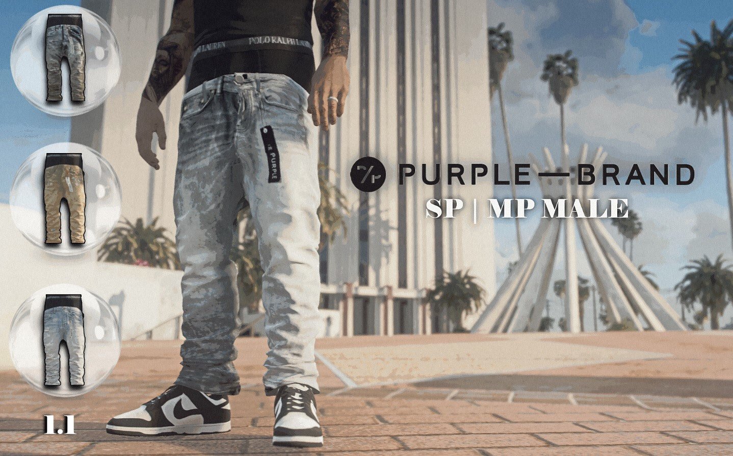 Purple Brand Jeans 2-Pack - GTA5-Mods.com
