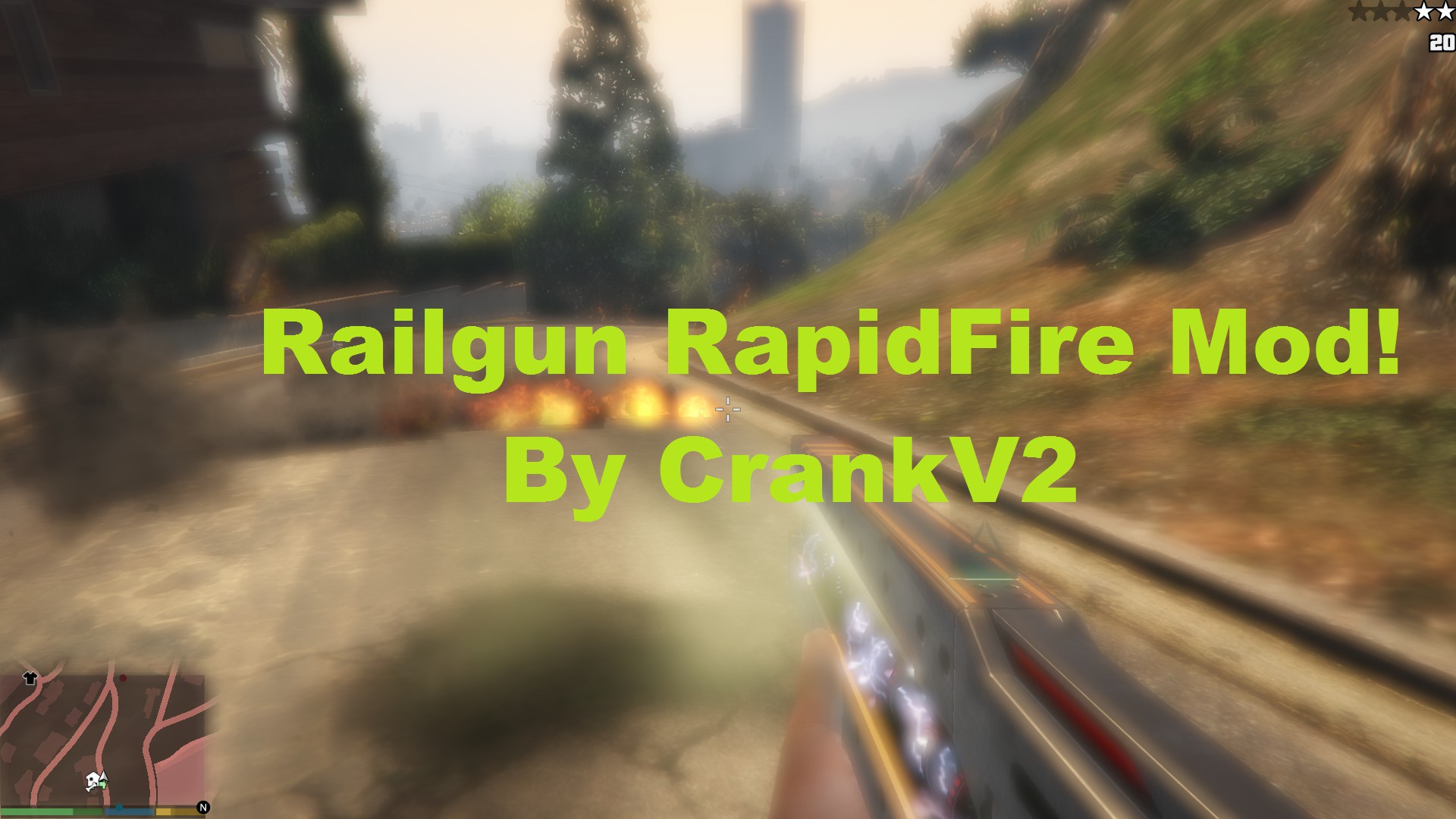 Railgun gta 5 replace фото 28