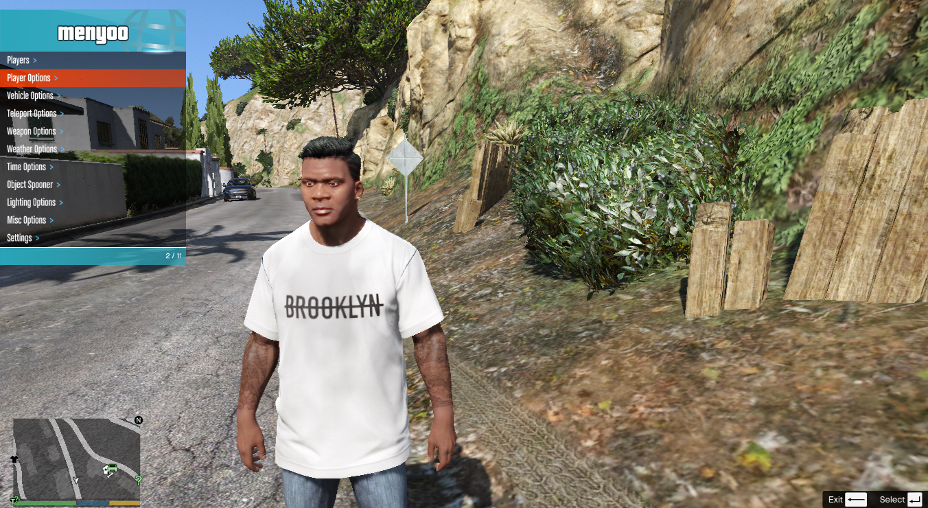 Real Life Franklin Brooklyn T-Shirt high quality - GTA5-Mods.com