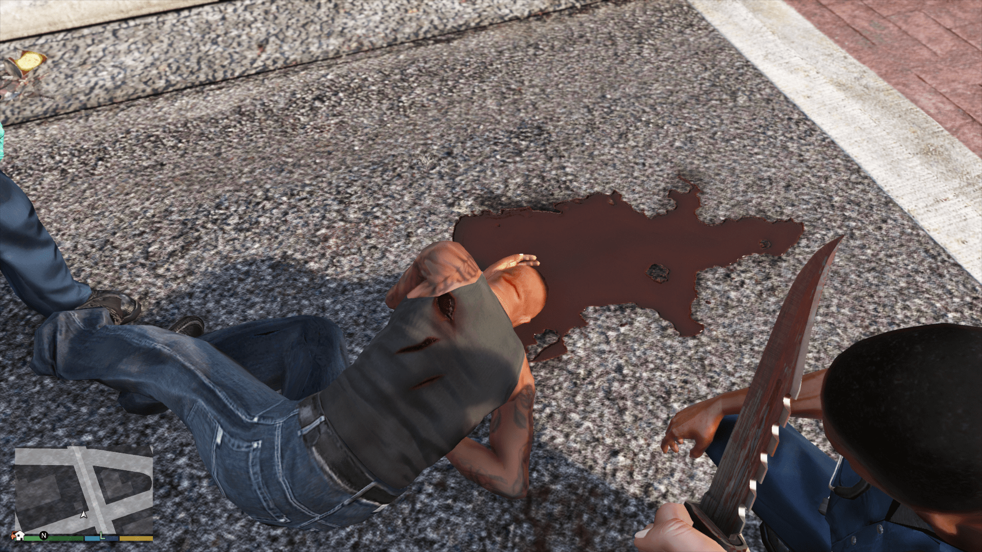 Blood and gore for gta 5 фото 103