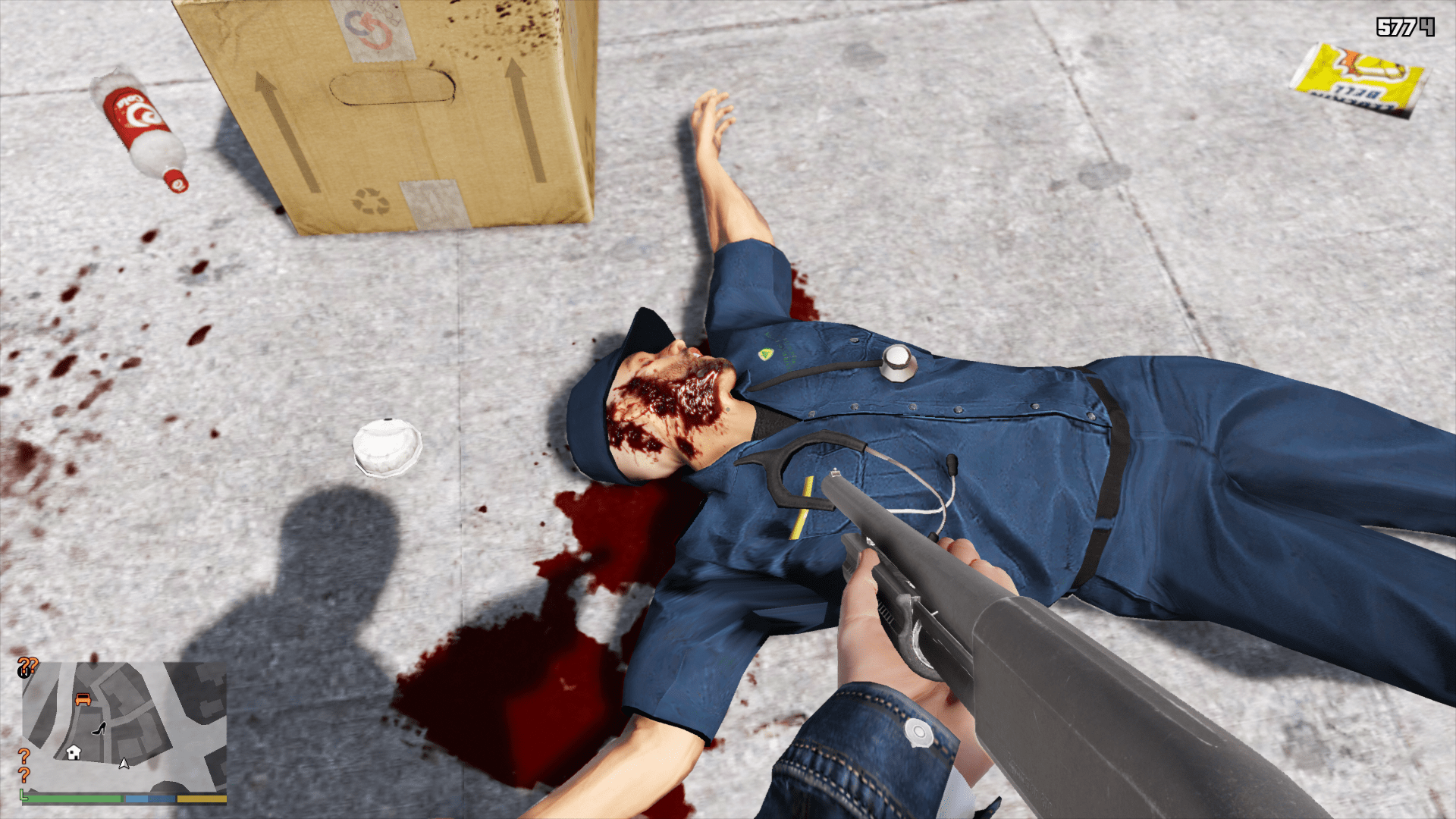 Blood and gore for gta 5 фото 34