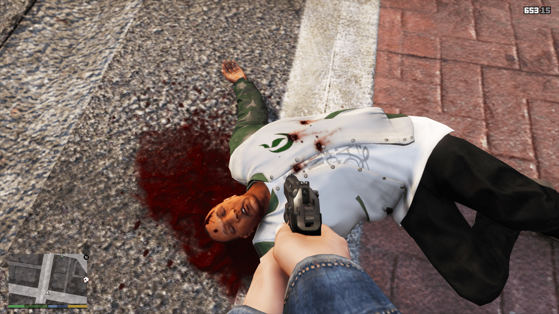 Blood and gore for gta 5 фото 4