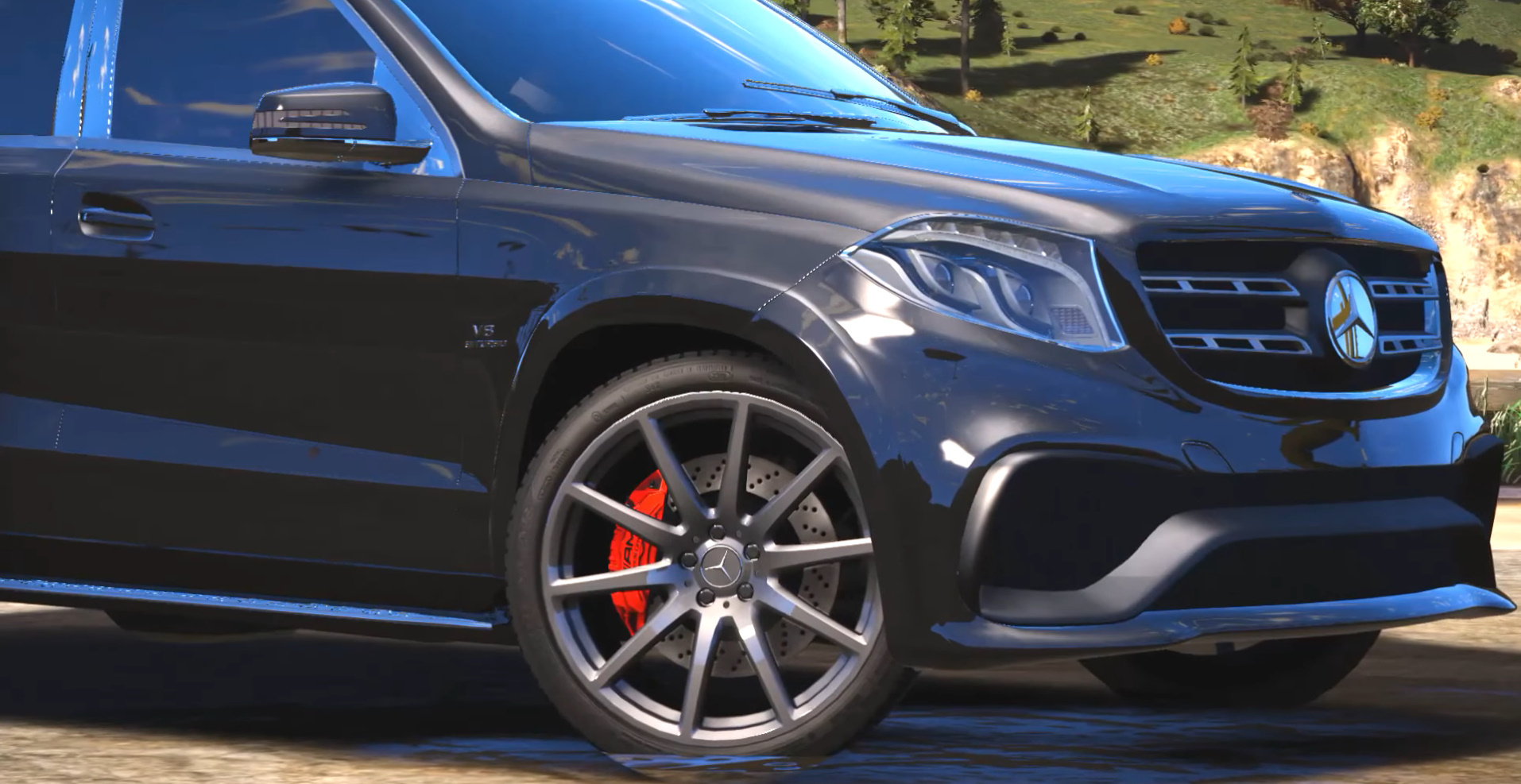 Realistic handling & Engine Sound for MERCEDES GLS 63 AMG-Top Speed 250kmh  - GTA5-Mods.com