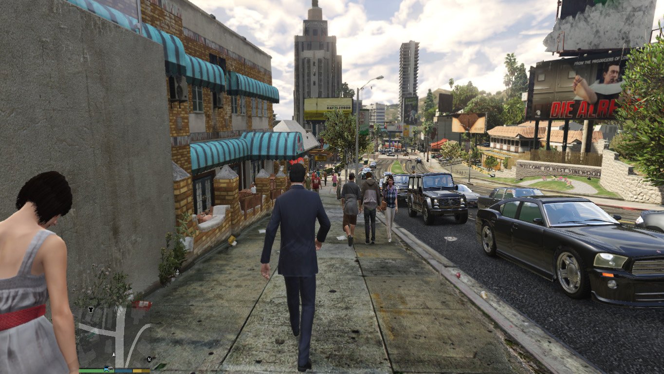 Realistic Pedestrians and Traffic 
