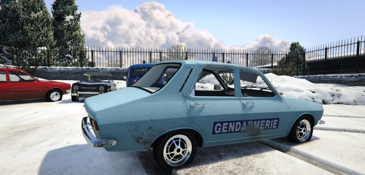 1970 Renault 12 Gendarmerie Gta5