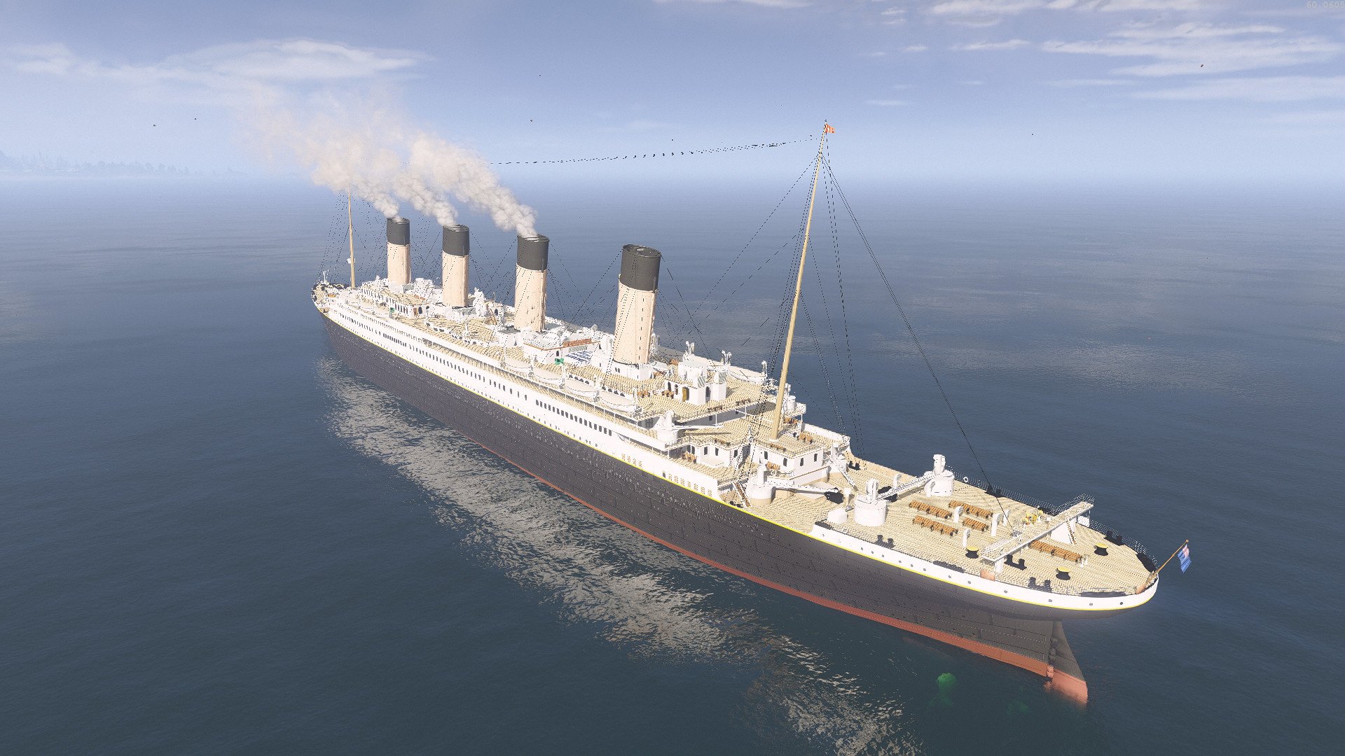 1912 Rms Titanic Add On Gta5 Mods Com