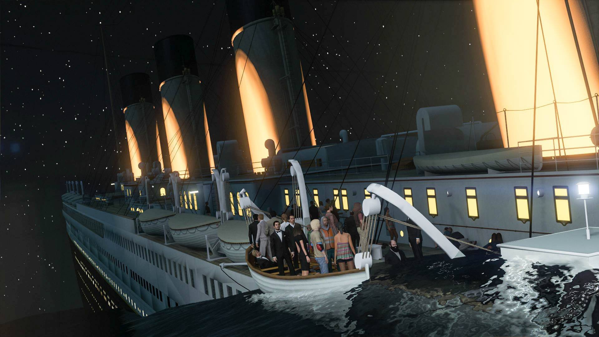 1912 Rms Titanic Add On Gta5 Mods Com