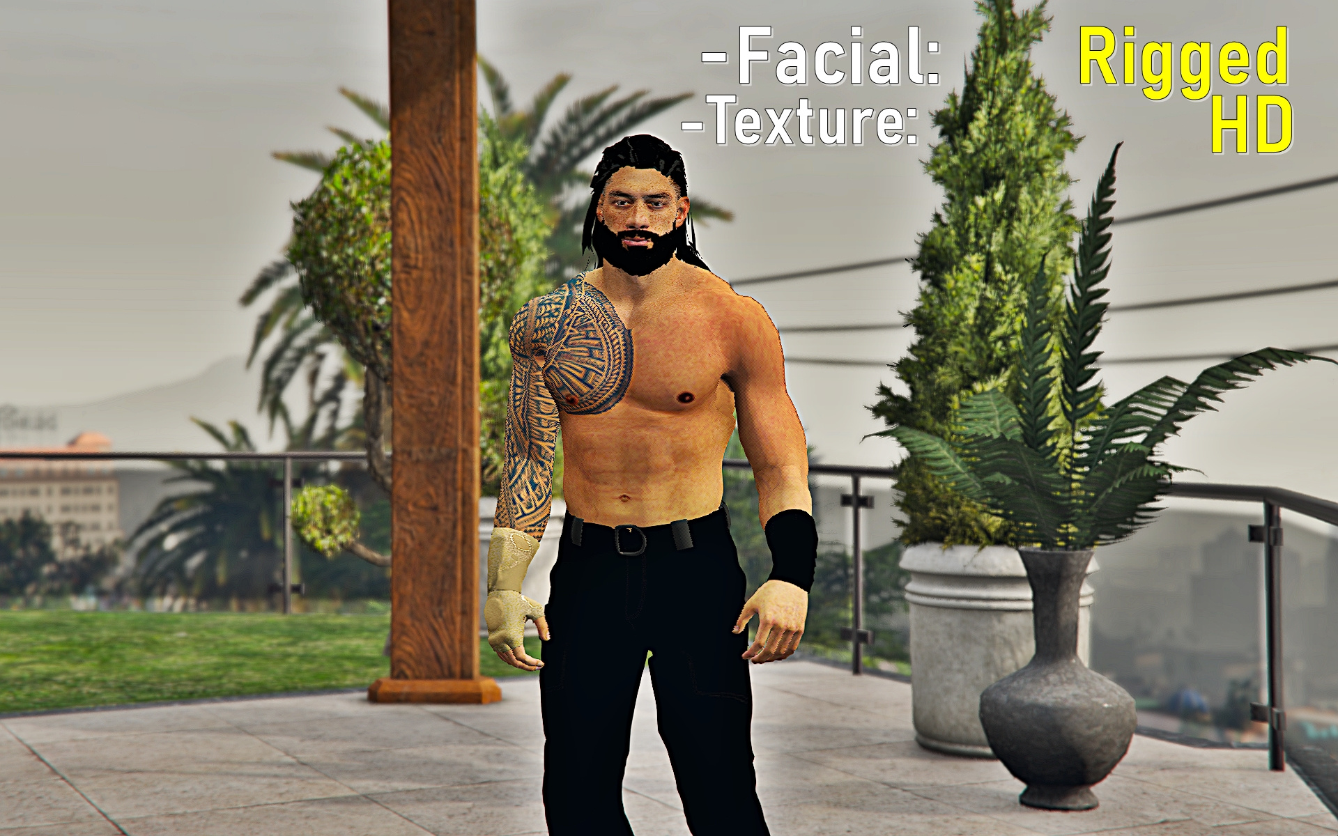 WWE Roman Reigns 2K22 (Add-On Ped) - GTA5-Mods.com