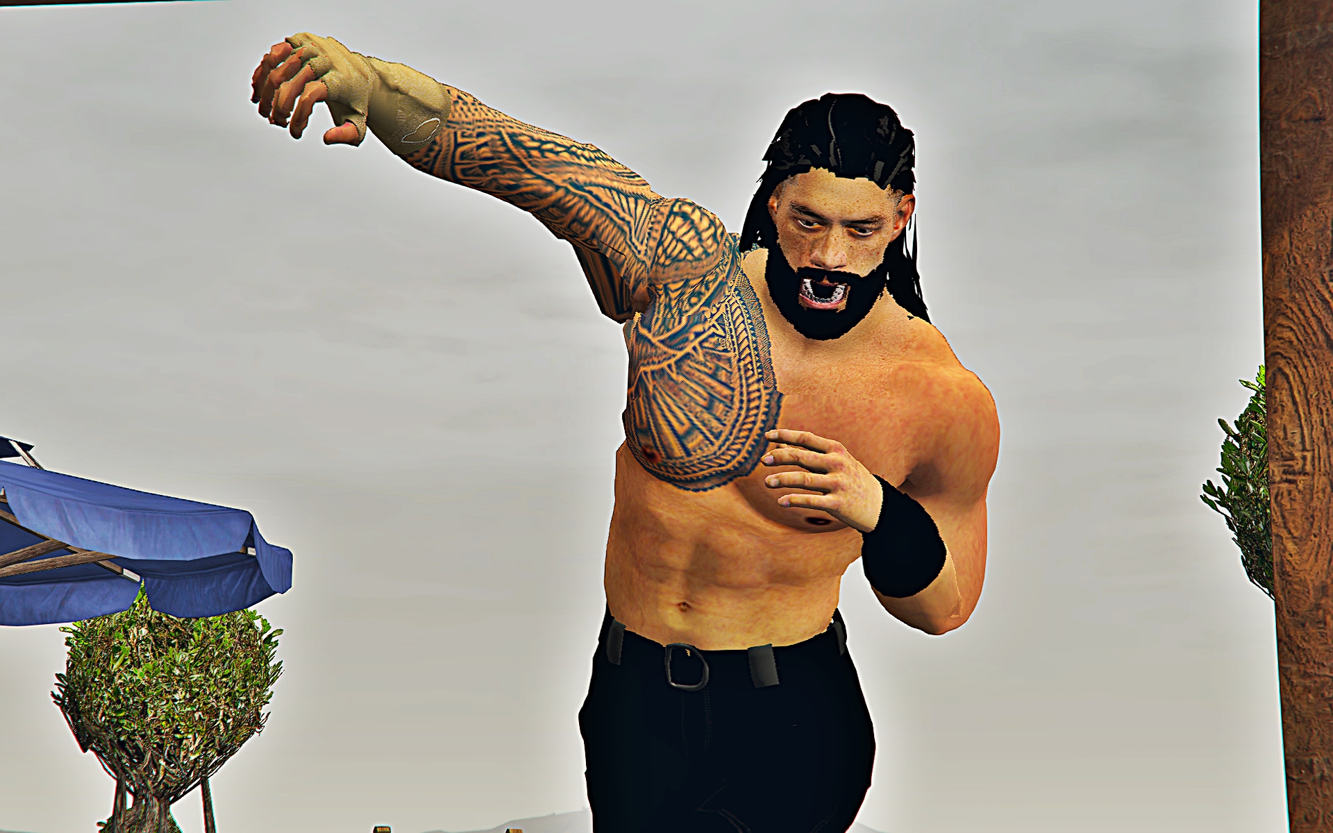 WWE Roman Reigns 2K22 (Add-On Ped) - GTA5-Mods.com