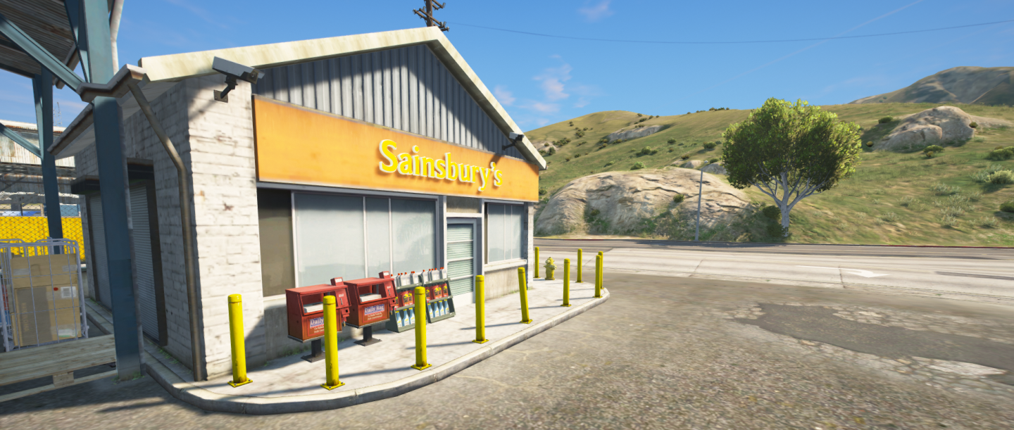 Sainsburys Petrol Station GTA5 Mods