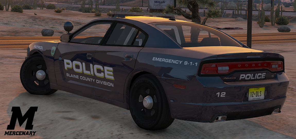 San Andreas Divisional Dodge Charger Texture Pack - GTA5-Mods.com