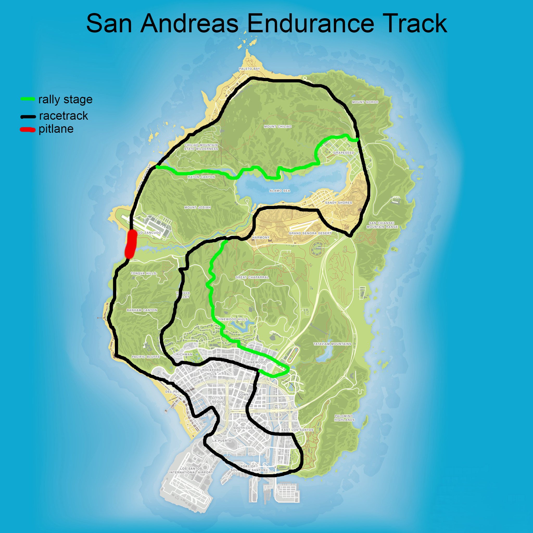 GTA 5 VS GTA SAN ANDREAS DEFINITIVE EDITION : LOS SANTOS MAP