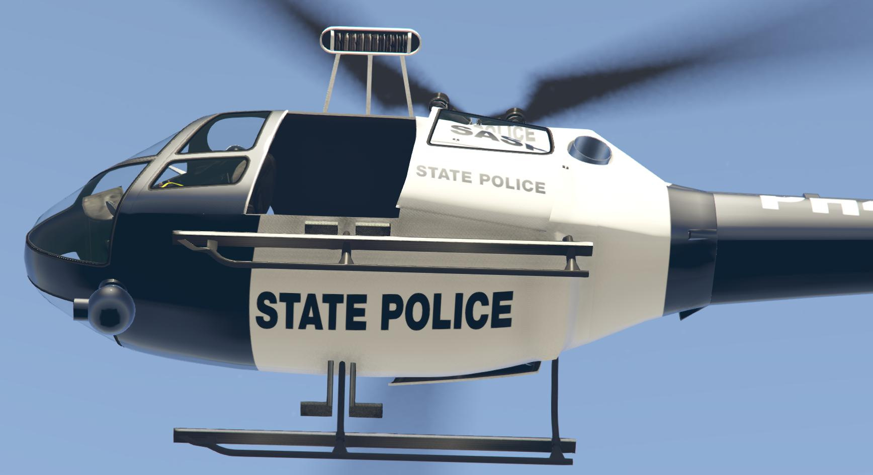 Police Maverick GTA V (SFPD Air Support Unit) para GTA San Andreas