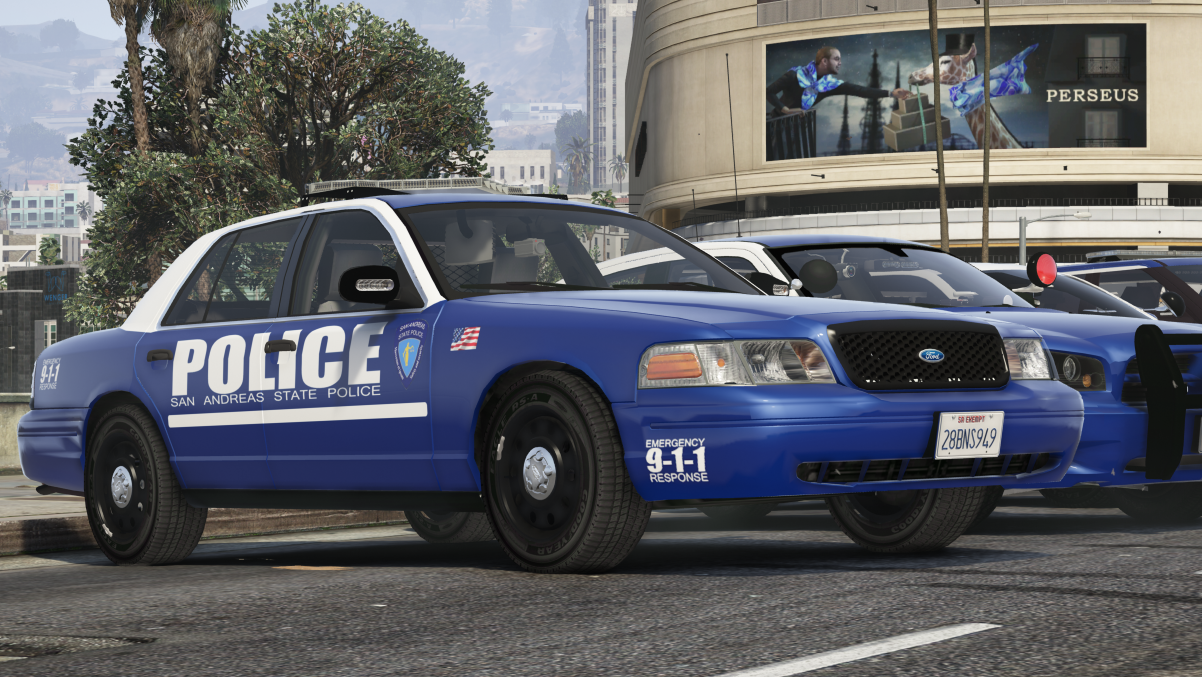 GTA 5 LSPDFR State Police car