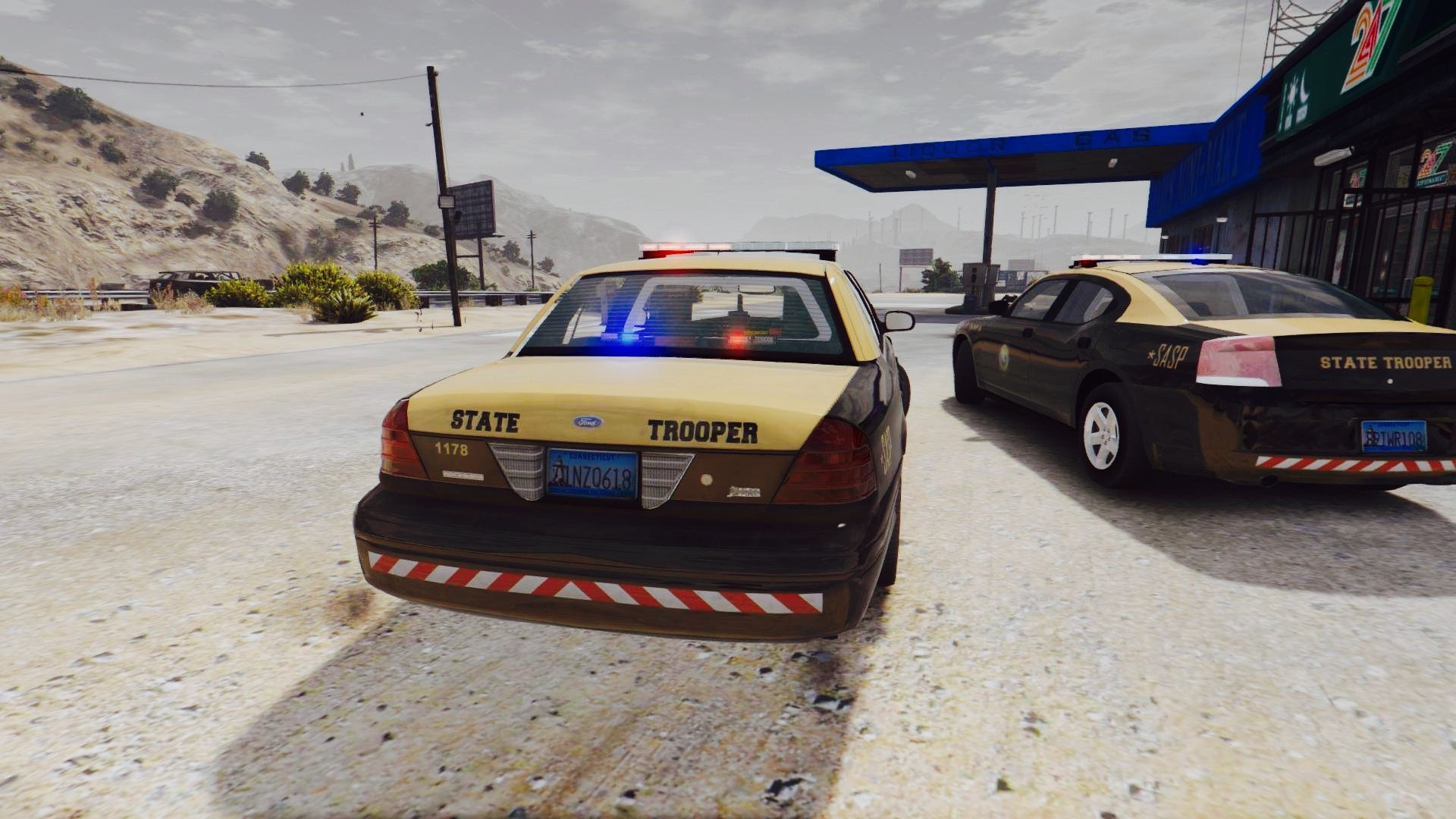 San Andreas State Police Pack All Blue Lights - Bank2home.com