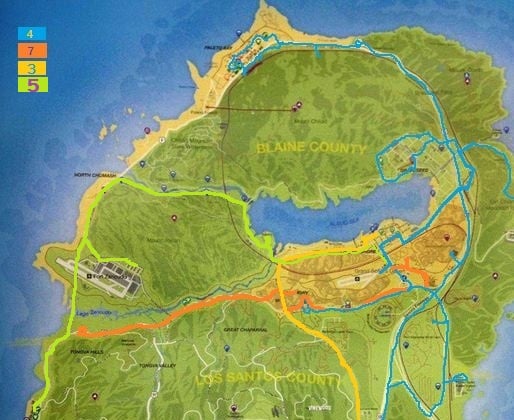 Gta 5 Sandy Shores Bus Map