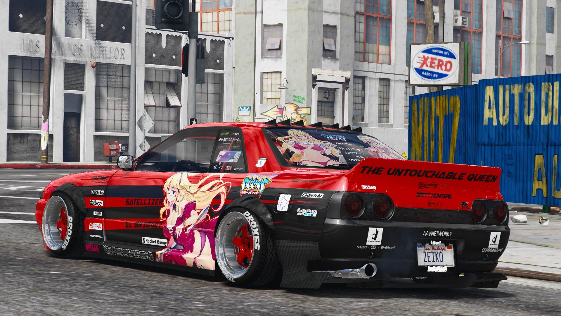 Nissan skyline r32 gta 5 фото 84