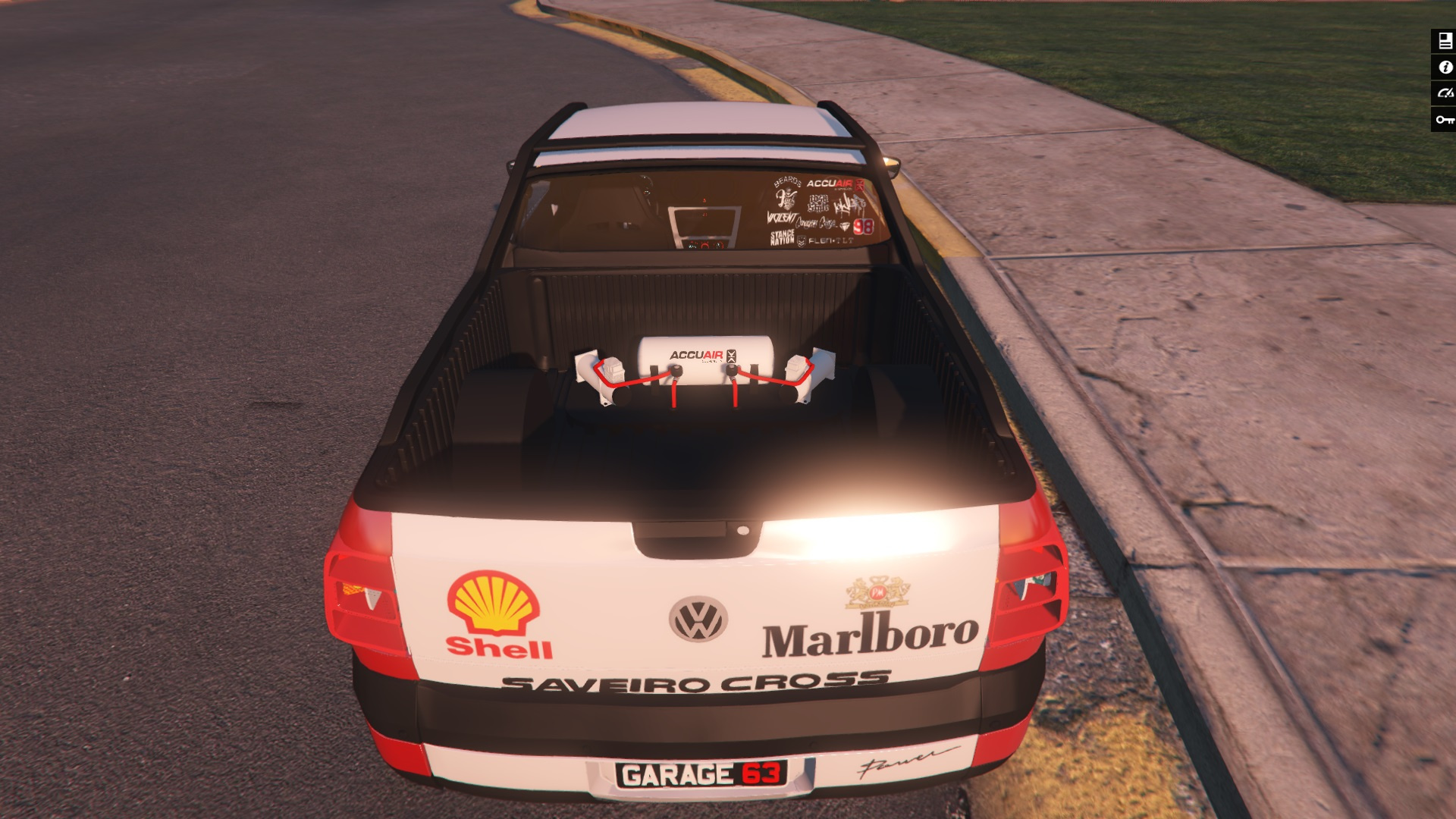 Volkswagen Gol Quadrado Marlboro para GTA San Andreas