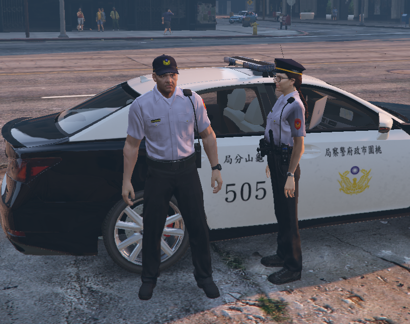 R O C Taiwan Police Uniforms 中華民國 臺灣女警 警帽包 Gta5 Mods Com