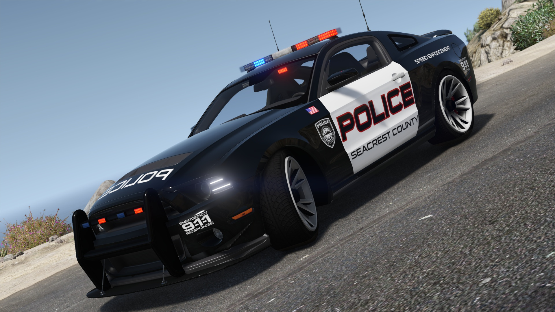 Ford Mustang gt 500 Police NFS