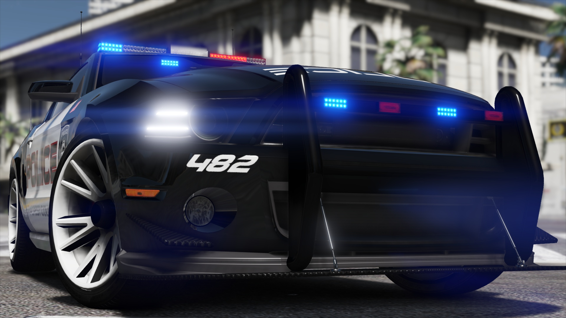 Ford Mustang gt 500 Police NFS