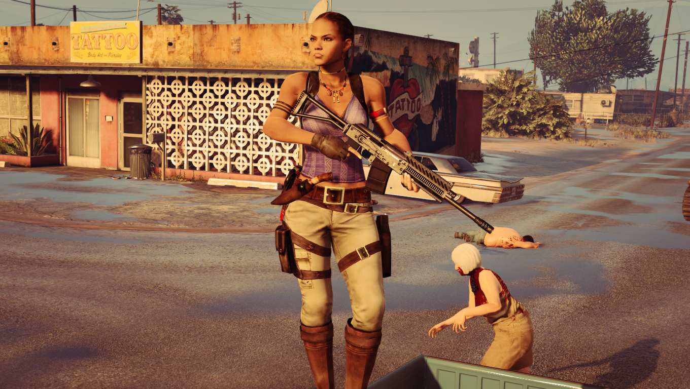 Sheva Alomar - Resident Evil 5 - MEGA PACK OUTFITS [Add-On Ped] [Replace] -  GTA5-Mods.com