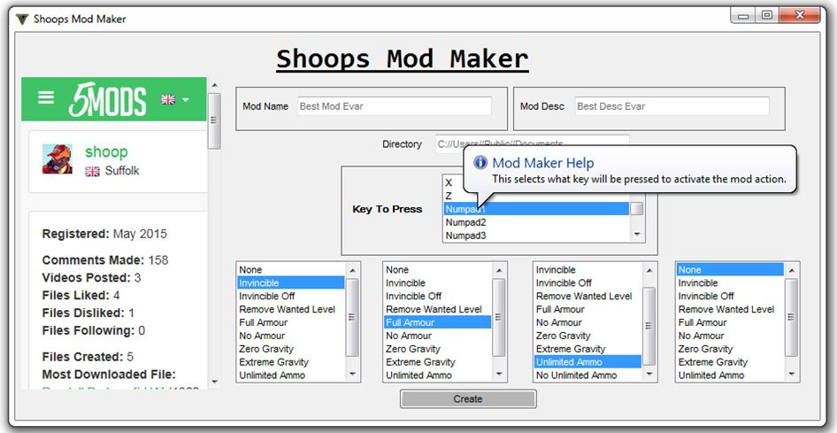 Shoop S Easy Lua Mod Maker No Coding Gta5 Mods Com