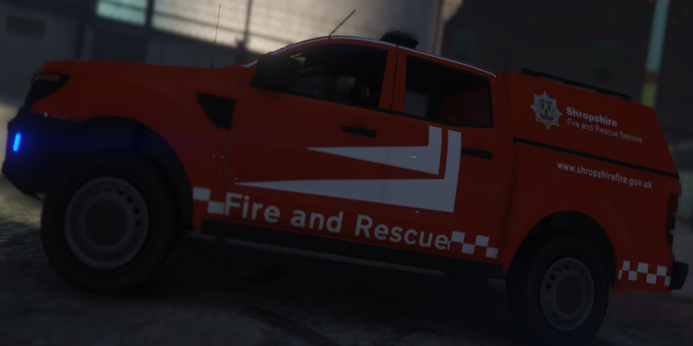 Shropshire Fire & Rescue Service Ford Ranger - GTA5-Mods.com