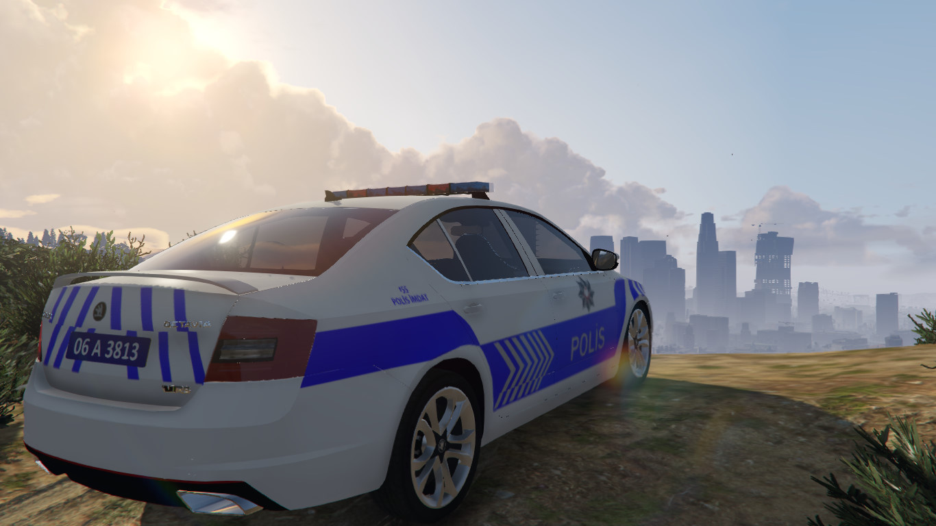 Škoda Octavia 2016 Yeni Türk Polis Arabası - GTA5-Mods.com