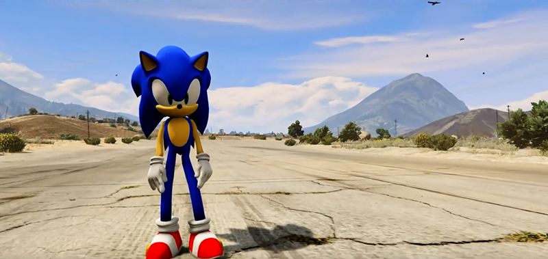 gta 5 sonic mod