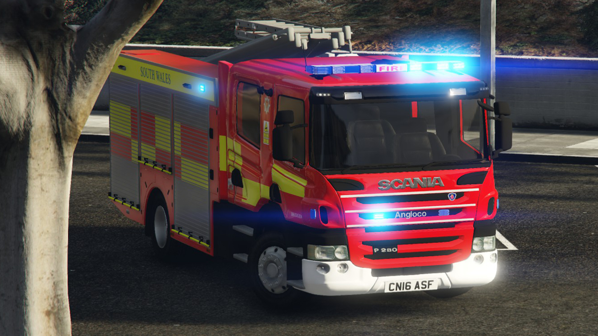 South Wales Fire Brigade Scania P280 (5 PACK) - GTA5-Mods.com