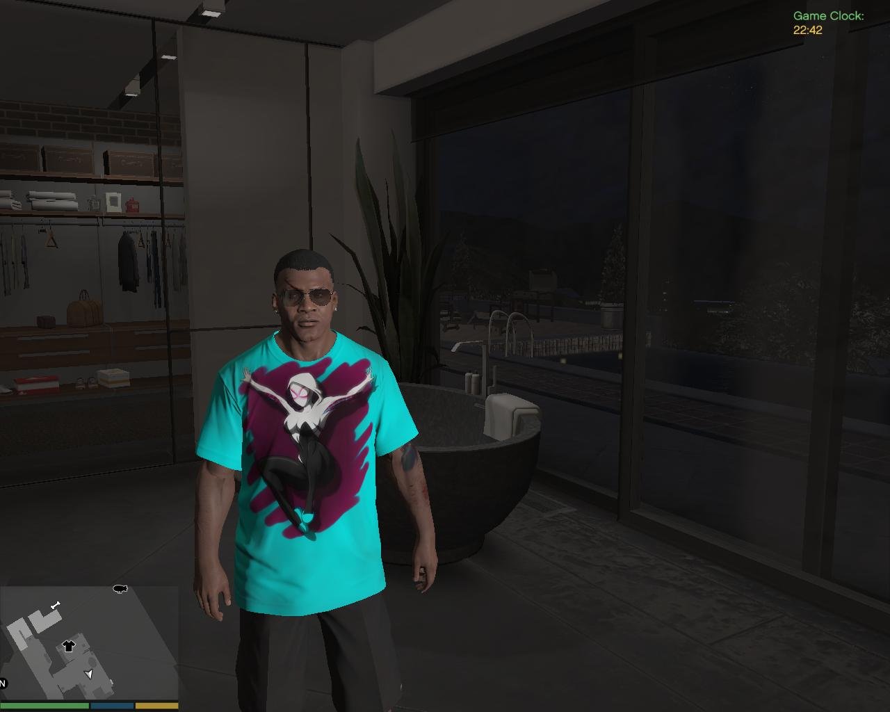 Spider Gwen T-shirt for Franklin - GTA5-Mods.com