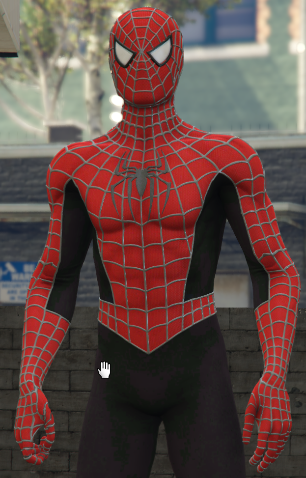 Spider-Man Raimi PS4 Red and Black suit retexture - GTA5-Mods.com