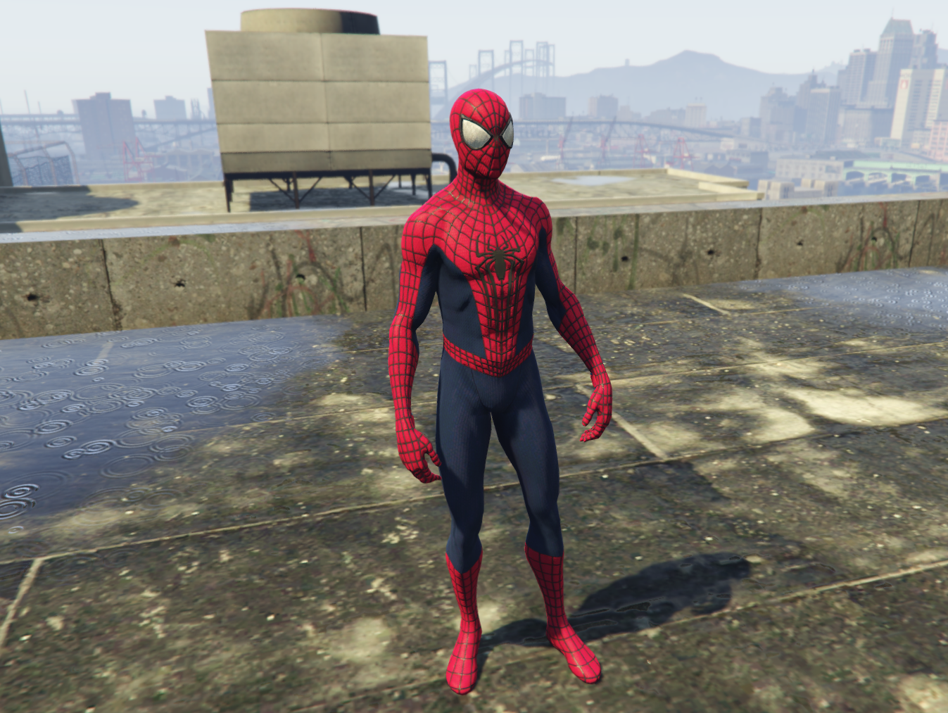 NEW* Vigilante Suit in Spider-Man PC MODS Gameplay -  in