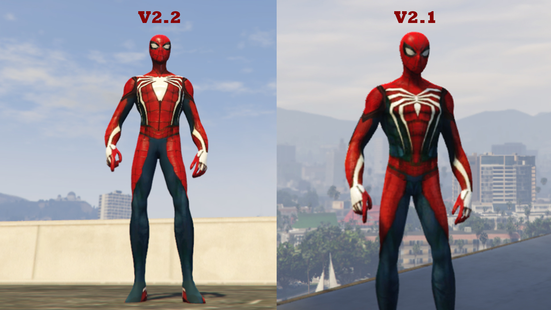 Spiderman Pack (PS4, Civil War and Peter Parker) - GTA5-Mods.com