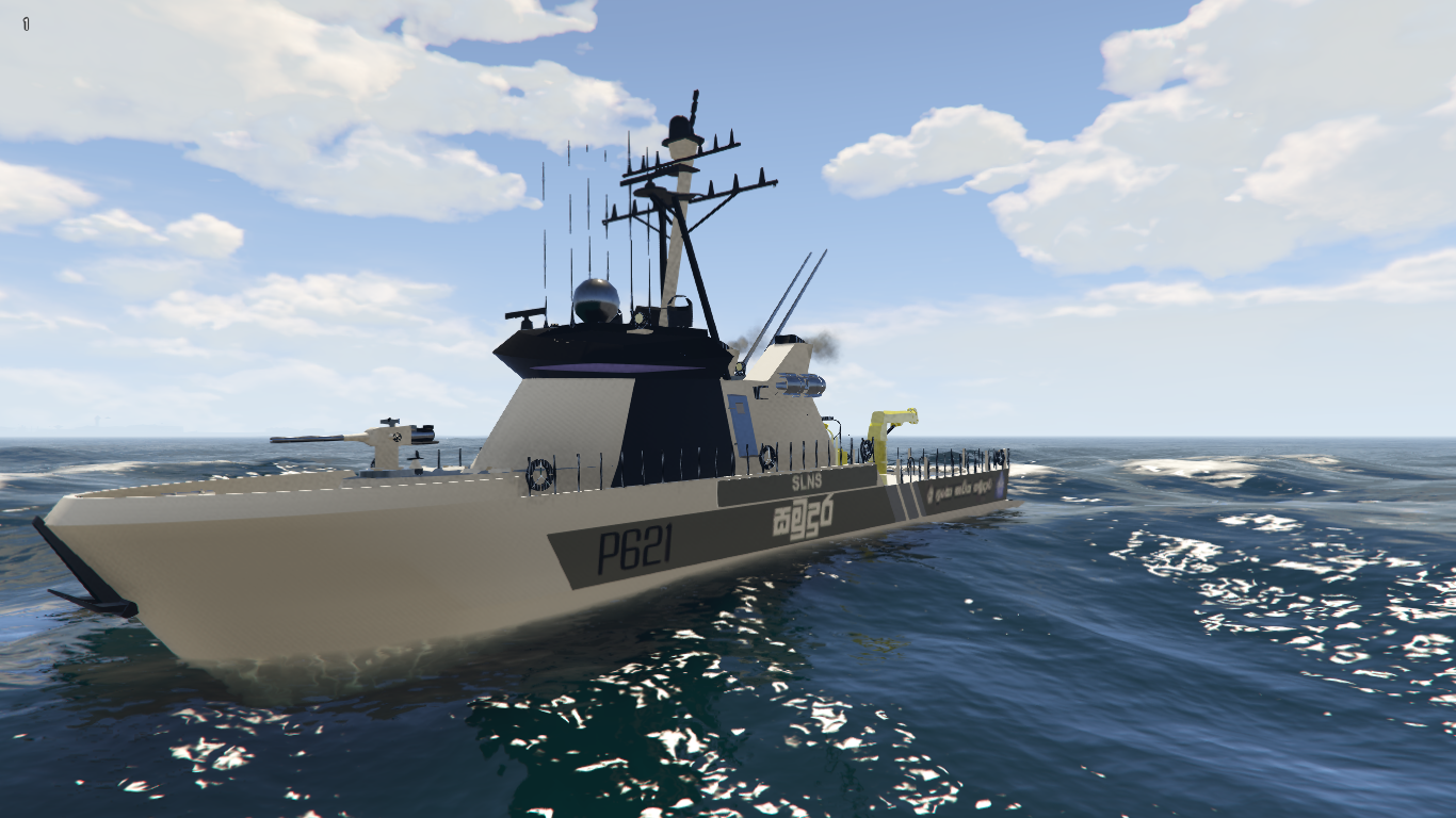 Sri Lankan Navy Ship - සමුදුර නෞකාව (ශ්‍රී ලංකා නාවික හමුදාව) - GTA5 ...