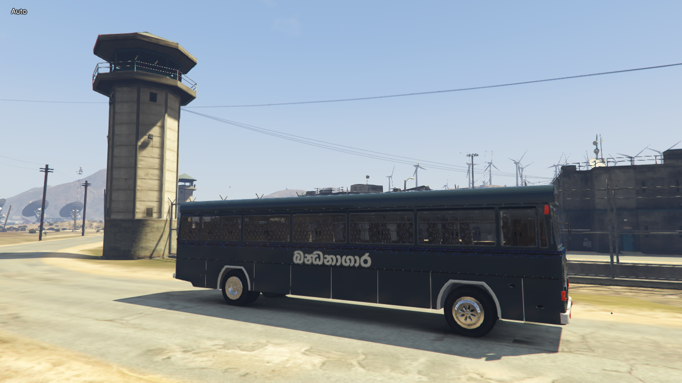 Prison bus gta 5 замена фото 55