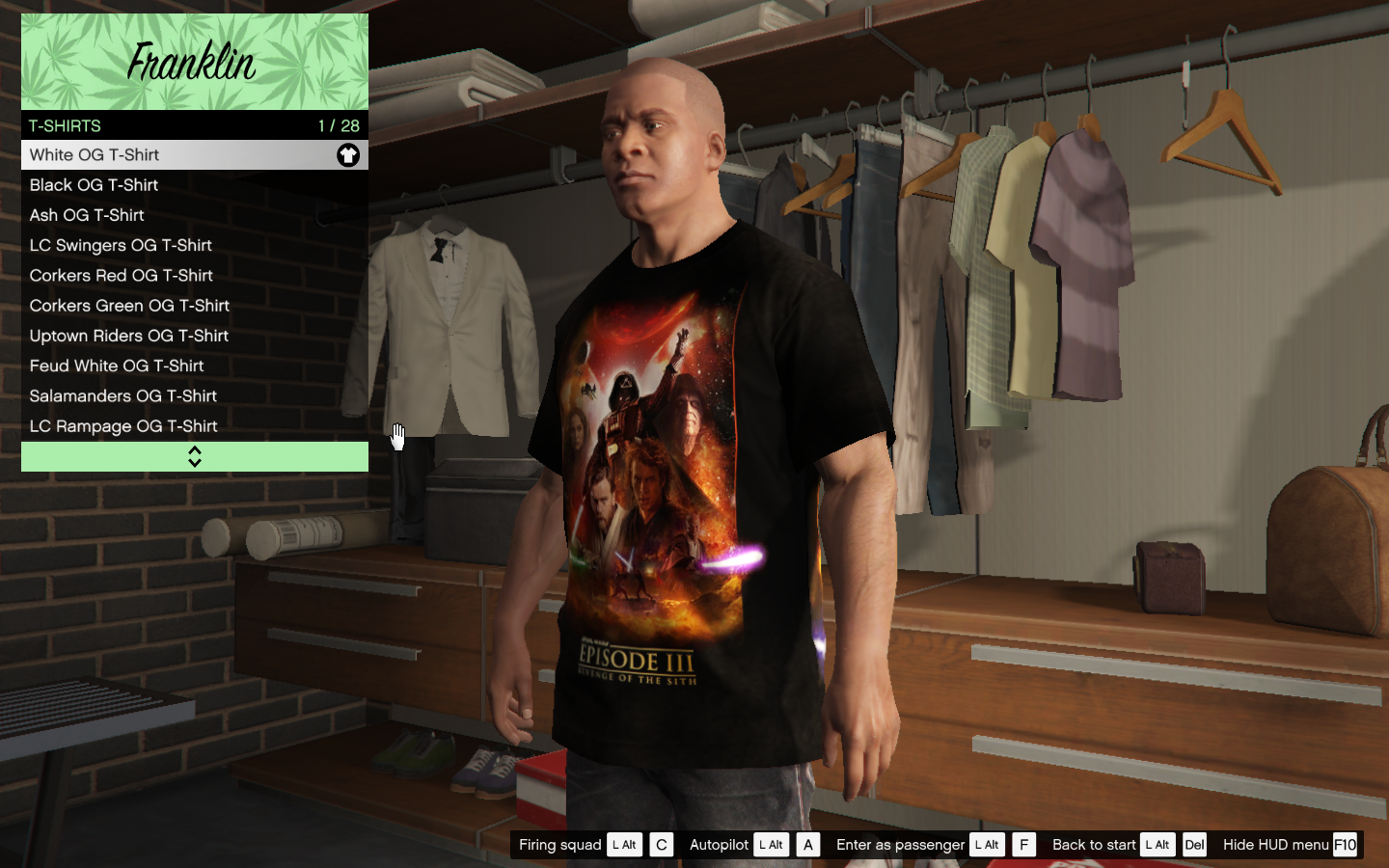 Star Wars Episode 3 T-Shirt - GTA5-Mods.com